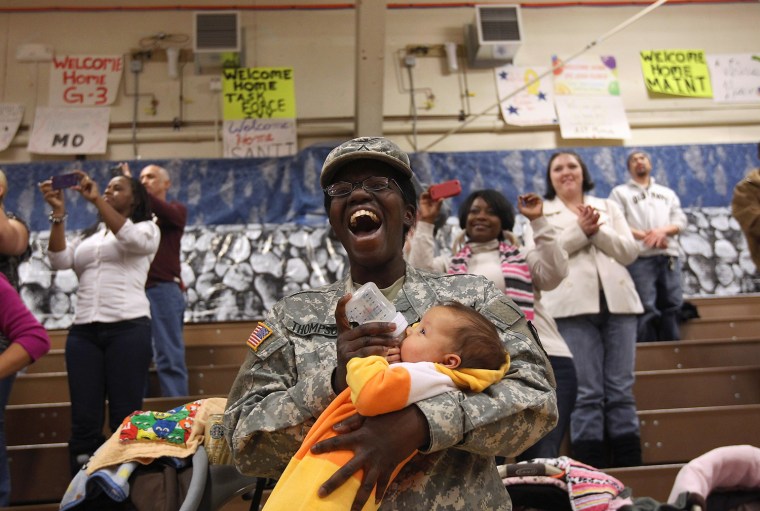 Soldiers Return To Fort Carson After Seven-Month Deployment In Iraq